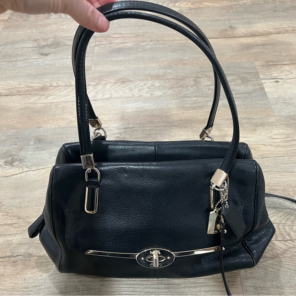 COACH Madison Madeline Satchel Black